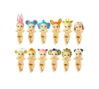 Ucuse 12PCS Angelo Animale Figura Serie Cieco Box Set Telefono Accessori Figure e Decorazione Interni Auto Assortiti Scatola Cieca Sigillata