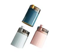 Ucygor Scatola per stuzzicadenti con coperchio, 15 pezzi, dispenser per stuzzicadenti pop-up, per cucina e sala da pranzo, per cucina (blu)