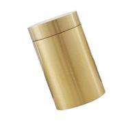 Ucygor Scatola per stuzzicadenti con coperchio, 2 pezzi, porta stuzzicadenti in metallo dorato, elegante dispenser da cucina per cucina