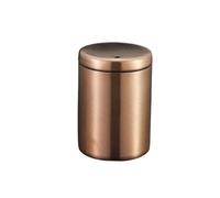 Ucygor Scatola per stuzzicadenti con coperchio, portatile, in acciaio inox, porta stuzzicadenti e dispenser per tamponi di cotone, confezione da 6 per cucina (oro rosa)