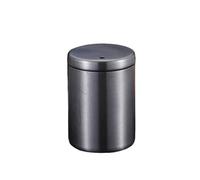 Ucygor Scatola per stuzzicadenti con coperchio, portatile, in acciaio inox, porta stuzzicadenti e dispenser per tamponi di cotone, confezione da 6 per cucina (grigio)