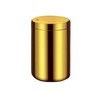 Ucygor Scatola per stuzzicadenti con coperchio, set di 5 dispenser per stuzzicadenti in acciaio inox, elegante e durevole per la cucina (oro)