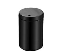 Ucygor Scatola per stuzzicadenti con coperchio, set di 5 dispenser per stuzzicadenti in acciaio inox, elegante e durevole per la cucina (nero)