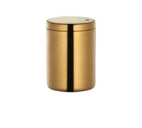 Ucygor Scatola porta stuzzicadenti con coperchio in acciaio inox dorato, dispenser per stuzzicadenti per casa e hotel per cucina (colore oro)