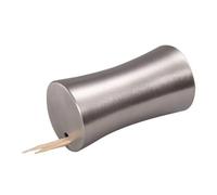 Ucygor Set di 4 contenitori per stuzzicadenti con coperchio, in acciaio inox, per stuzzicadenti da cucina