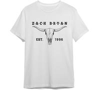 UCZTIKKZ Zach Bryan EST 1996 T-Shirt Men White S