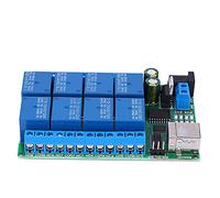UD23A08 Modulo relè USB a 8 canali Controller porta seriale UART multifunzione DC 5V con chip CH340 per controllo motore Compatibile con sistemi e Linux Supporto comandi AT e 8 (DC24V)