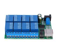UD23A08 Modulo relè USB a 8 canali Controller porta seriale UART multifunzione DC 5V con chip CH340 per controllo motore Compatibile con sistemi e Linux Supporto comandi AT e 8 (DC5V)