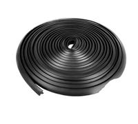 UDAMX Striscia di Tenuta in Gomma for Auto for Arco parafango Svasato, Piccola Guarnizione a T inclinata, Strisce di Tenuta for Bordi, Protezione fonoassorbente Impermeabile(10m)