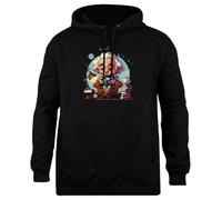 Udaytee Albert Einstein Felpa Unisex Nera Simple-Fit Simple-Fit Hoodie Black Unisex Sweatshirt