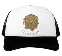 Udaytee Alessandro Magno Berretto da Baseball Bambino Unisex Bianco Regolabile Adjustable White Unisex Kid Baseball cap