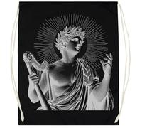Udaytee Alessandro Magno Sacca Da Palestra In Cotone Nero Cotton Black Training Bag Gym Sack
