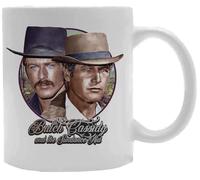 Udaytee Butch Cassidy E Sundance Kid Bicchiere Per Bevande In Tazza In Ceramica Bianca White Ceramic Mug Beverage Drinking Cup