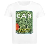 Udaytee Can Ege Bamyasi T-Shirt da Uomo in Cotone Bianco Base Basic Cotton White Men's T-Shirt