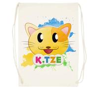 Udaytee Canale K Tze Sacca Da Palestra In Cotone Beige Cotton Beige Training Bag Gym Sack