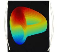 Udaytee Cardano Cripto Sacca Da Palestra In Cotone Nero Cotton Black Training Bag Gym Sack