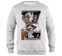 Udaytee C'era Una Volta nel West Pullover Unisex Grigio Simple-Fit Simple-Fit Pullover Grey Unisex Sweatshirt
