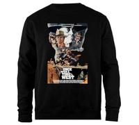 Udaytee C'era Una Volta nel West Pullover Unisex Nero Simple-Fit Simple-Fit Pullover Black Unisex Sweatshirt