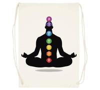 Udaytee Chakra-T Sacca Da Palestra In Cotone Beige Cotton Beige Training Bag Gym Sack