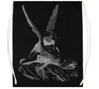Udaytee Dalai Lama Sacca Da Palestra In Cotone Nero Cotton Black Training Bag Gym Sack