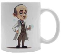 Udaytee Enrico Fermi Bicchiere Per Bevande In Tazza In Ceramica Bianca White Ceramic Mug Beverage Drinking Cup