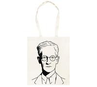 Udaytee Erwin Schrödinger Borsa Shopping Unisex In Cotone Beige Cotton Unisex Totebag Shopping