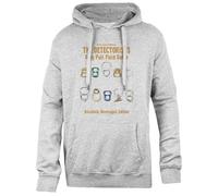 Udaytee Guida sul Campo per L'estrazione Dell'anello dei Detectorists Felpa Unisex Grigia con Cappuccio dalla vestibilità Semplice