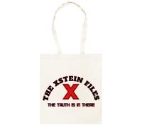 Udaytee I Dossier Xstein La Verità È Lì Dentro Borsa Shopping Unisex In Cotone Beige Cotton Unisex Totebag Shopping