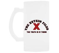 Udaytee I Dossier Xstein La Verità È Lì Dentro Tazza Per Bere Birra In Vetro Con Manico Handled Glass Beer Drinking Cup