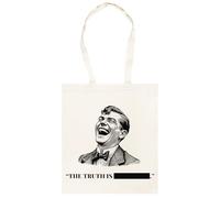 Udaytee Il Dossier Epstein Coperto Borsa Shopping Unisex In Cotone Beige Cotton Unisex Totebag Shopping