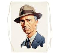 Udaytee J Robert Oppenheimer Sacca Da Palestra In Cotone Beige Cotton Beige Training Bag Gym Sack