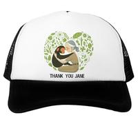 Udaytee Jane Goodall Berretto da Baseball Bambino Unisex Bianco Regolabile Adjustable White Unisex Kid Baseball cap