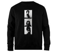 Udaytee Jim Morrison Felpa Unisex Nera Pullover dalla vestibilità Semplice Simple-Fit Pullover Black Unisex Sweatshirt
