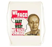 Udaytee Kwame Nkrumah Sacca Da Palestra In Cotone Beige Cotton Beige Training Bag Gym Sack