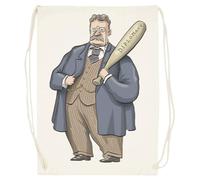 Udaytee La Diplomazia Di Theodore Roosevelt Sacca Da Palestra In Cotone Beige Cotton Beige Training Bag Gym Sack