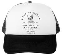 Udaytee L'inferno è Vuoto Tutti i diavoli Berretto da Baseball Unisex Bianco Regolabile White Unisex Baseball cap