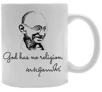 Udaytee Mahatma Gandhi Bicchiere Per Bevande In Tazza In Ceramica Bianca White Ceramic Mug Beverage Drinking Cup