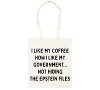 Udaytee Mi Piace Il Mio Caffè Così Come Mi Piace Il Mio Borsa Shopping Unisex In Cotone Beige Cotton Unisex Totebag Shopping