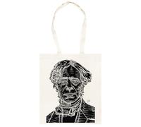 Udaytee Michael Faraday Borsa Shopping Unisex In Cotone Beige Cotton Unisex Totebag Shopping