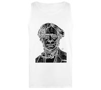 Udaytee Michael Faraday T-Shirt Senza Maniche Canotta da Donna Bianca White Women's Tank Top Sleeveless T-Shirt