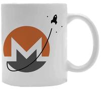Udaytee Monero Xmr Criptovalute Verso La Luna Bicchiere Per Bevande In Tazza In Ceramica Bianca White Ceramic Mug Beverage Drinking Cup