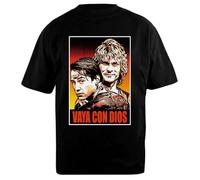 Udaytee Point Break Vaya con Dios T-Shirt Unisex Oversize in Cotone Nero Oversized Cotton Black Unisex T-Shirt