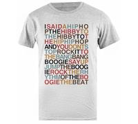 Udaytee Rappers Delight Sugarhill Gang T-Shirt Basic da Uomo in Cotone Grigio