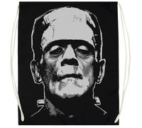 Udaytee Ruota Del Dharma Sacca Da Palestra In Cotone Nero Cotton Black Training Bag Gym Sack