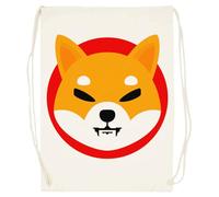 Udaytee Shiba Inu Sacca Da Palestra In Cotone Beige Cotton Beige Training Bag Gym Sack