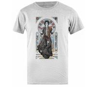 Udaytee Sogno Infinito di Sandman T-Shirt Basic da Uomo in Cotone Grigio