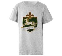 Udaytee The Riders To Lord And Land T-Shirt per Bambini in Cotone Grigio Base Basic Cotton Grey Children's T-Shirt