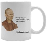 Udaytee Thich Nhat Hanh Bicchiere Per Bevande In Tazza In Ceramica Bianca White Ceramic Mug Beverage Drinking Cup