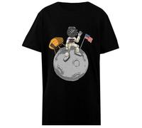 Udaytee Toro Seduto T-Shirt Basic in Cotone Nera per Bambini Basic Cotton Black Children's T-Shirt