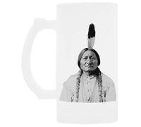 Udaytee Toro Seduto Tazza Per Bere Birra In Vetro Con Manico Handled Glass Beer Drinking Cup